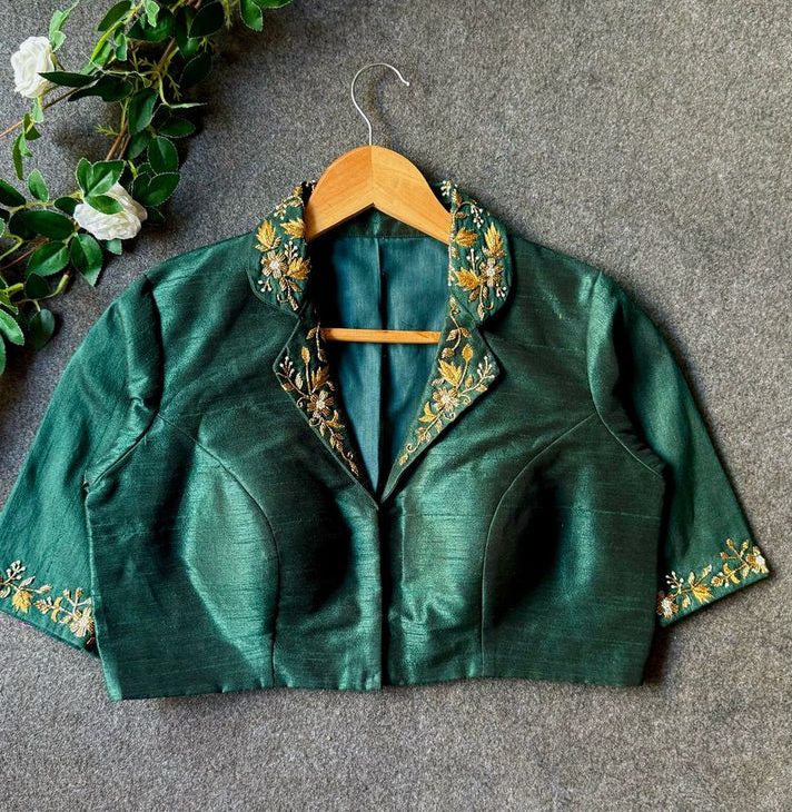 Collar Neck Readymade Blouse