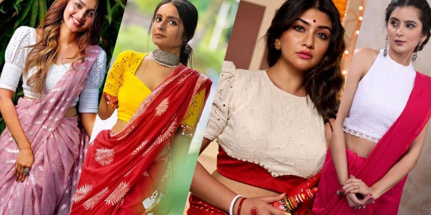 Hakoba Blouse Designs for a Stylish Ethnic Look