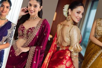 Heavy Work Readymade Blouse Designs for Wedding & Bridal Sarees