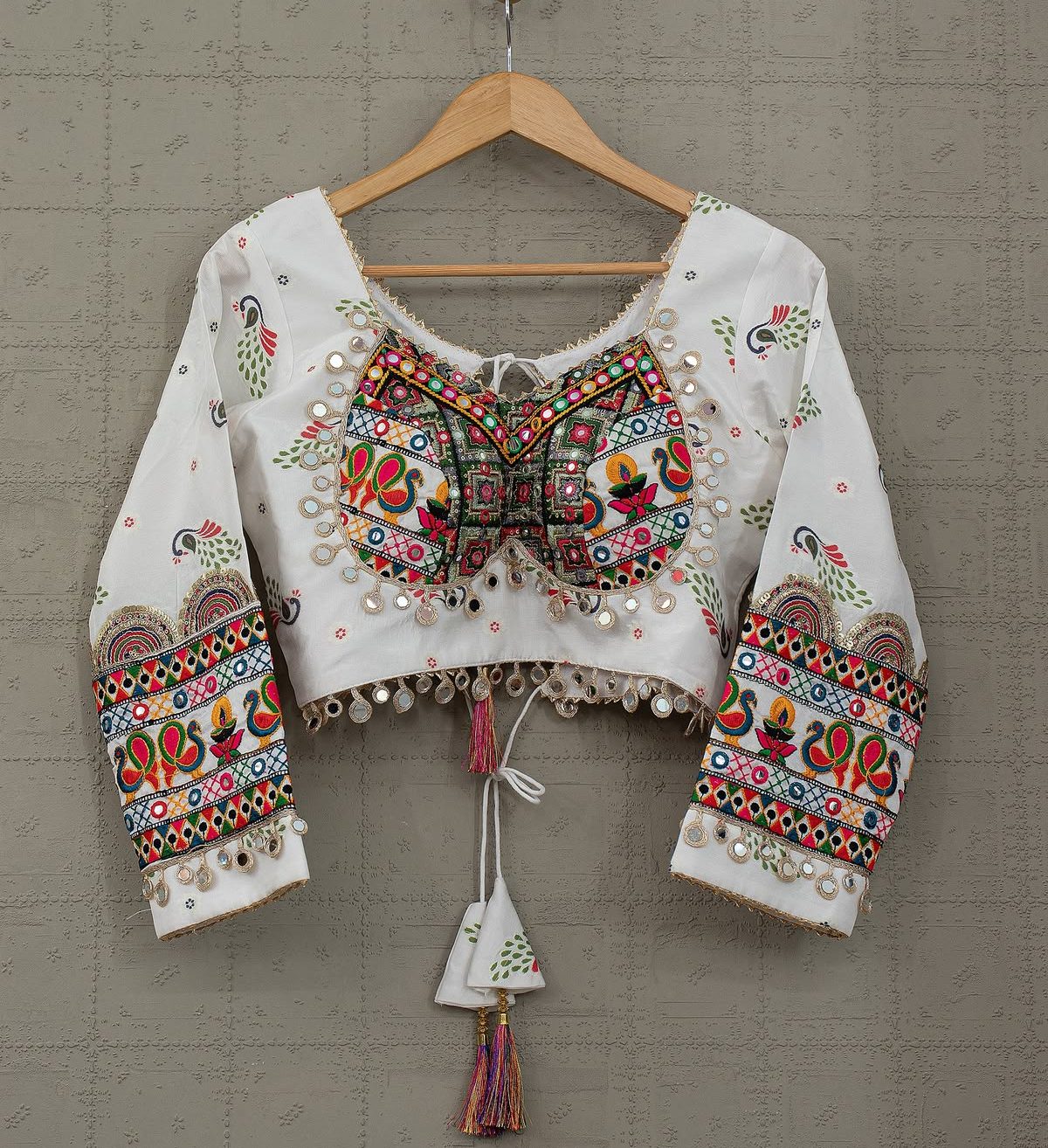Full-Sleeve Kutchi Embroidery Blouse