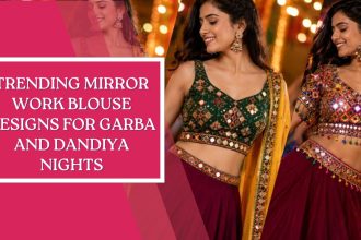 Trending Mirror Work Blouse Designs for Garba and Dandiya Nights