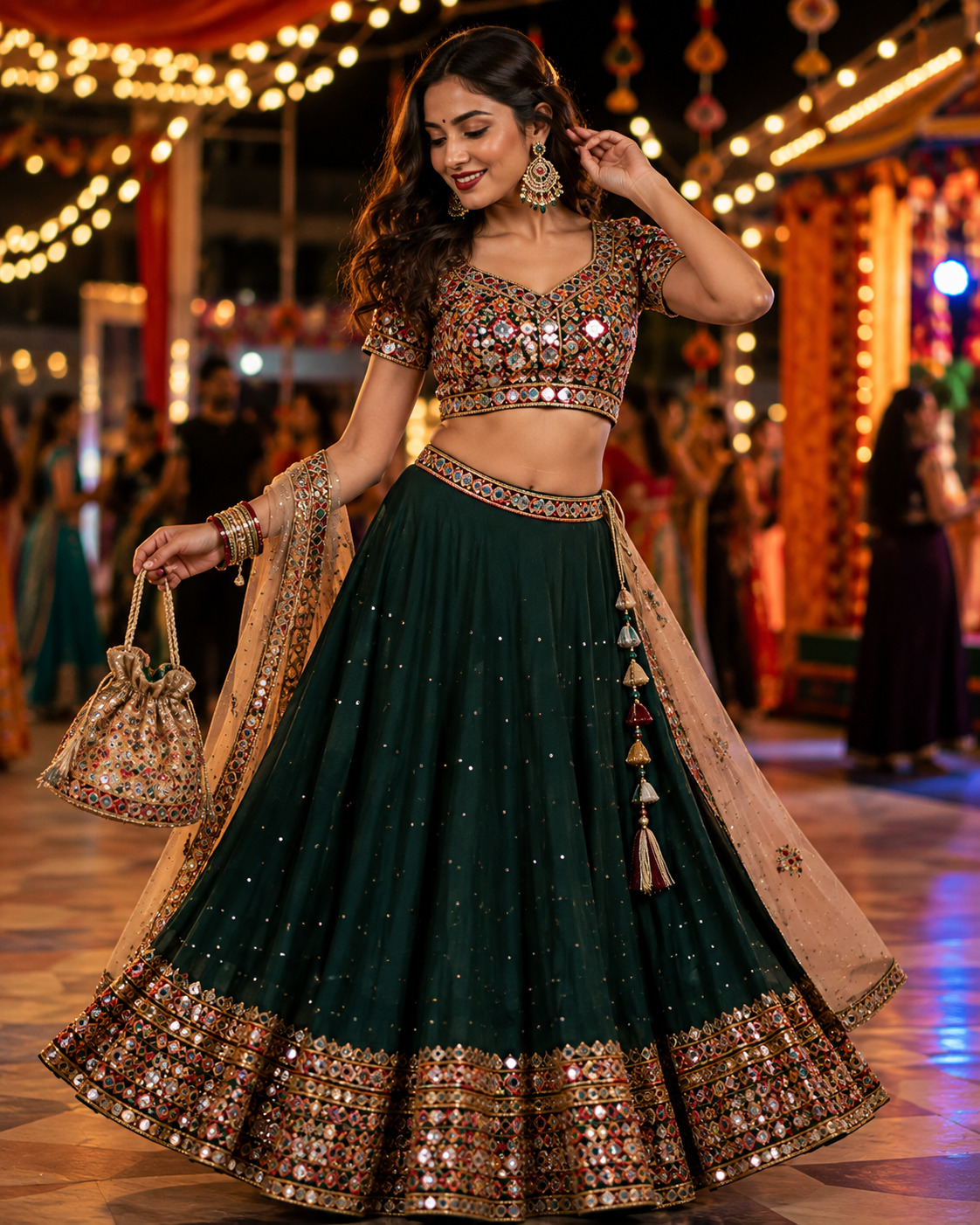 Elegant Lehenga Look
