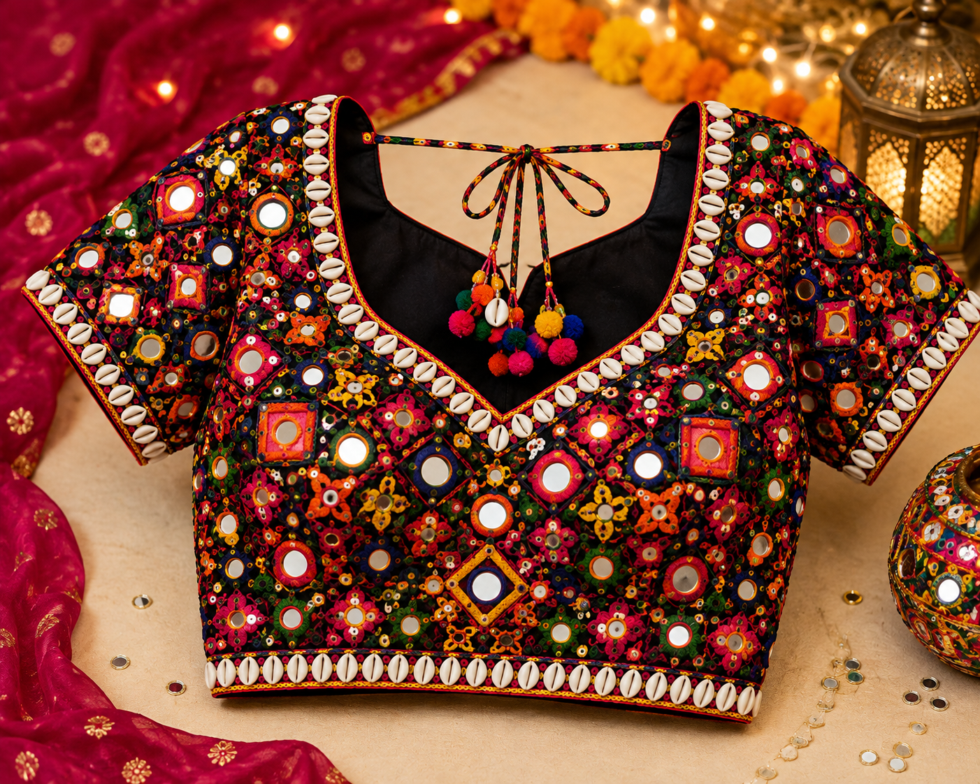 Readymade Traditional Kodi Work Blouse